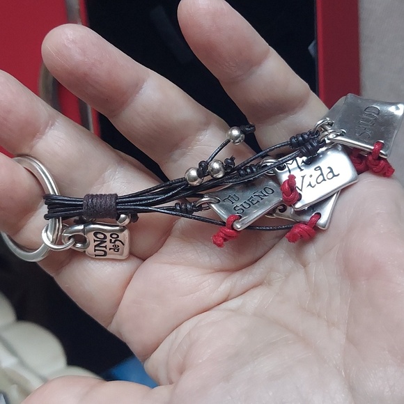 NWT Uno de 50 Keyring with message - Picture 6 of 11